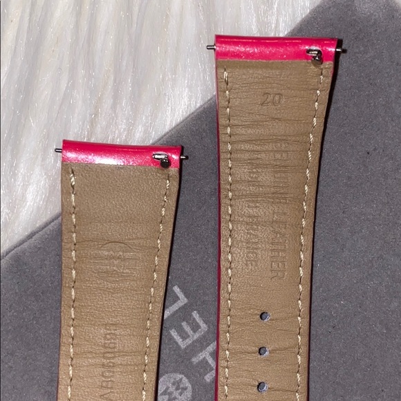 20mm Michele Patent Leather Strap - Picture 4 of 5
